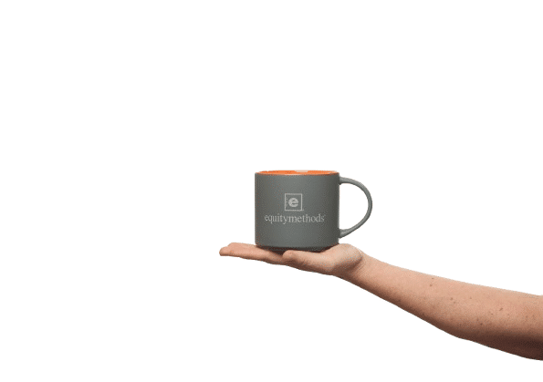 EM Gray & Orange Mug