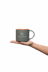 EM Gray & Orange Mug